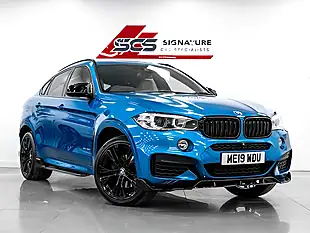 Used 2019 BMW X6 M Sport Edition Long Beach Blue - Interior and Exterior details 20