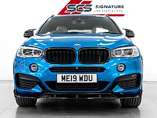 Used 2019 BMW X6 M Sport Edition Long Beach Blue - Interior and Exterior details 6