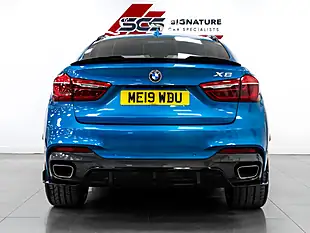 Used 2019 BMW X6 M Sport Edition Long Beach Blue - Interior and Exterior details 7