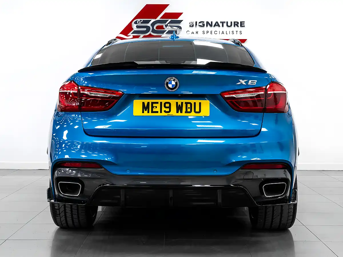 Used 2019 BMW X6 M Sport Edition Long Beach Blue - Interior and Exterior details 7
