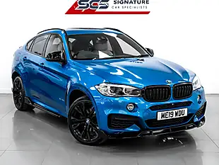 Used 2019 BMW X6 M Sport Edition Long Beach Blue - Interior and Exterior details 8