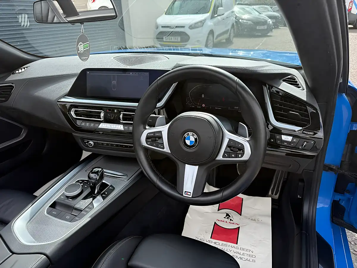 Used 2019 BMW Z4 M Sport Blue - Interior and Exterior details 14
