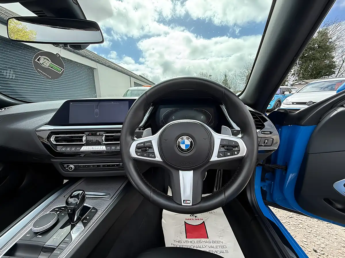 Used 2019 BMW Z4 M Sport Blue - Interior and Exterior details 16