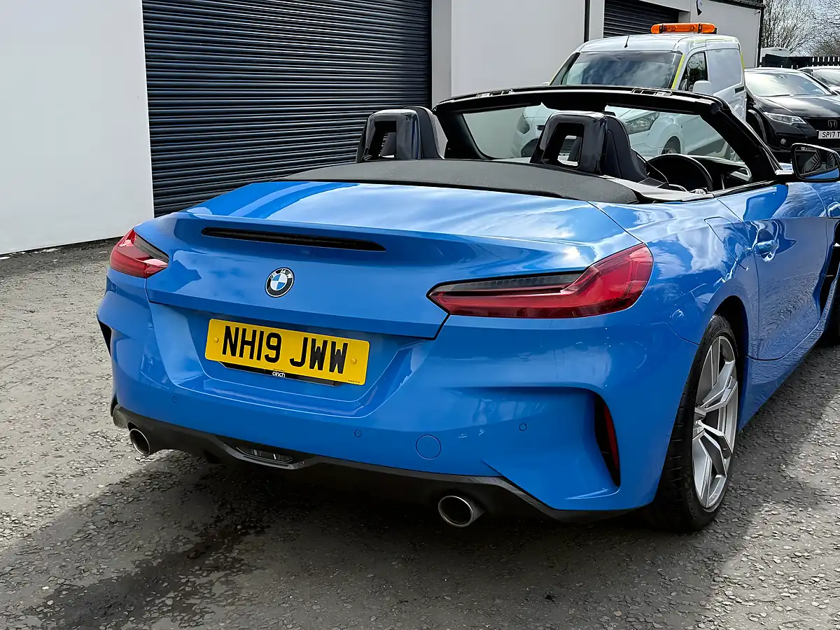 Used 2019 BMW Z4 M Sport Blue - Interior and Exterior details 5