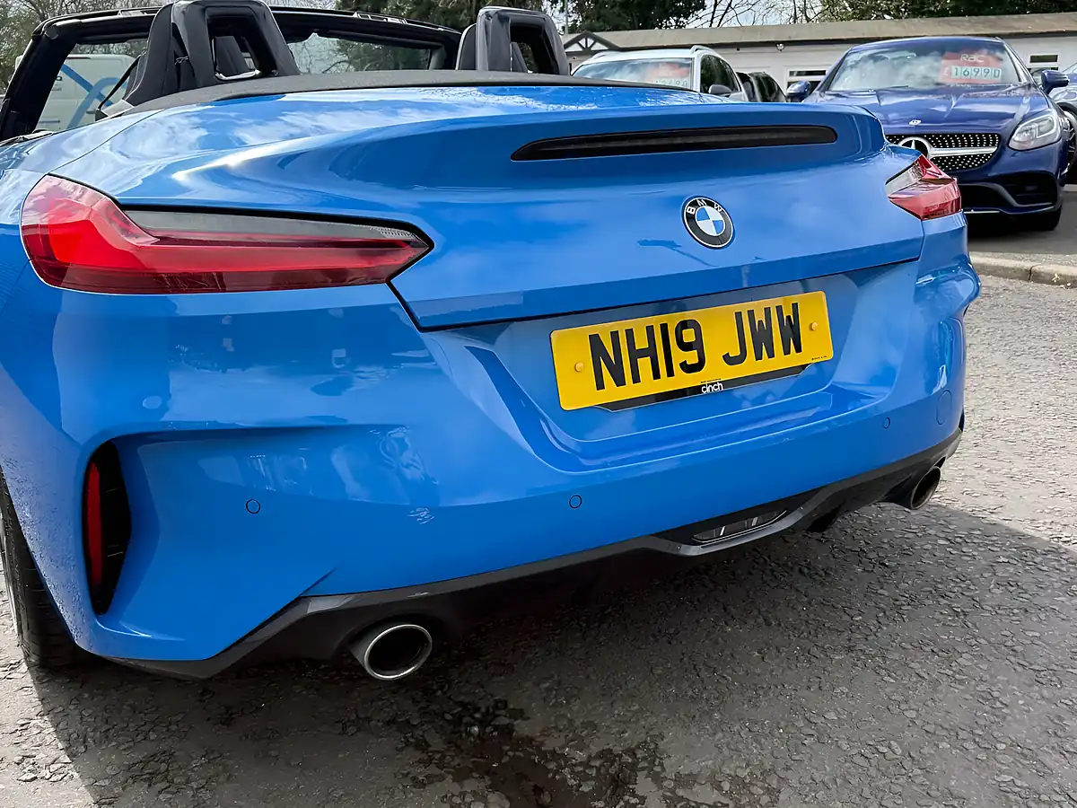 Used 2019 BMW Z4 M Sport Blue - Interior and Exterior details 7