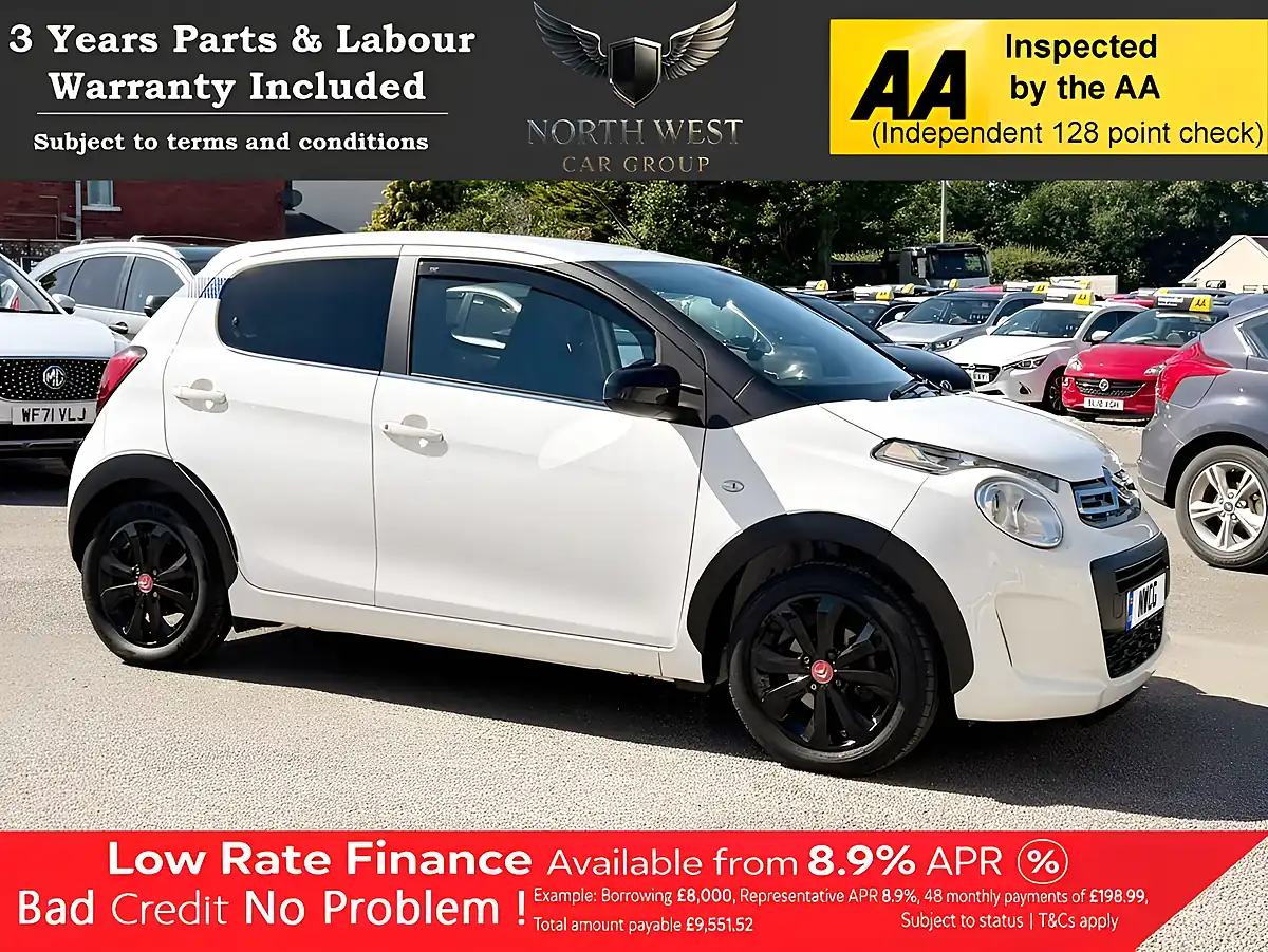 Used 2019 Citroen C1 Urban Ride White - Front View