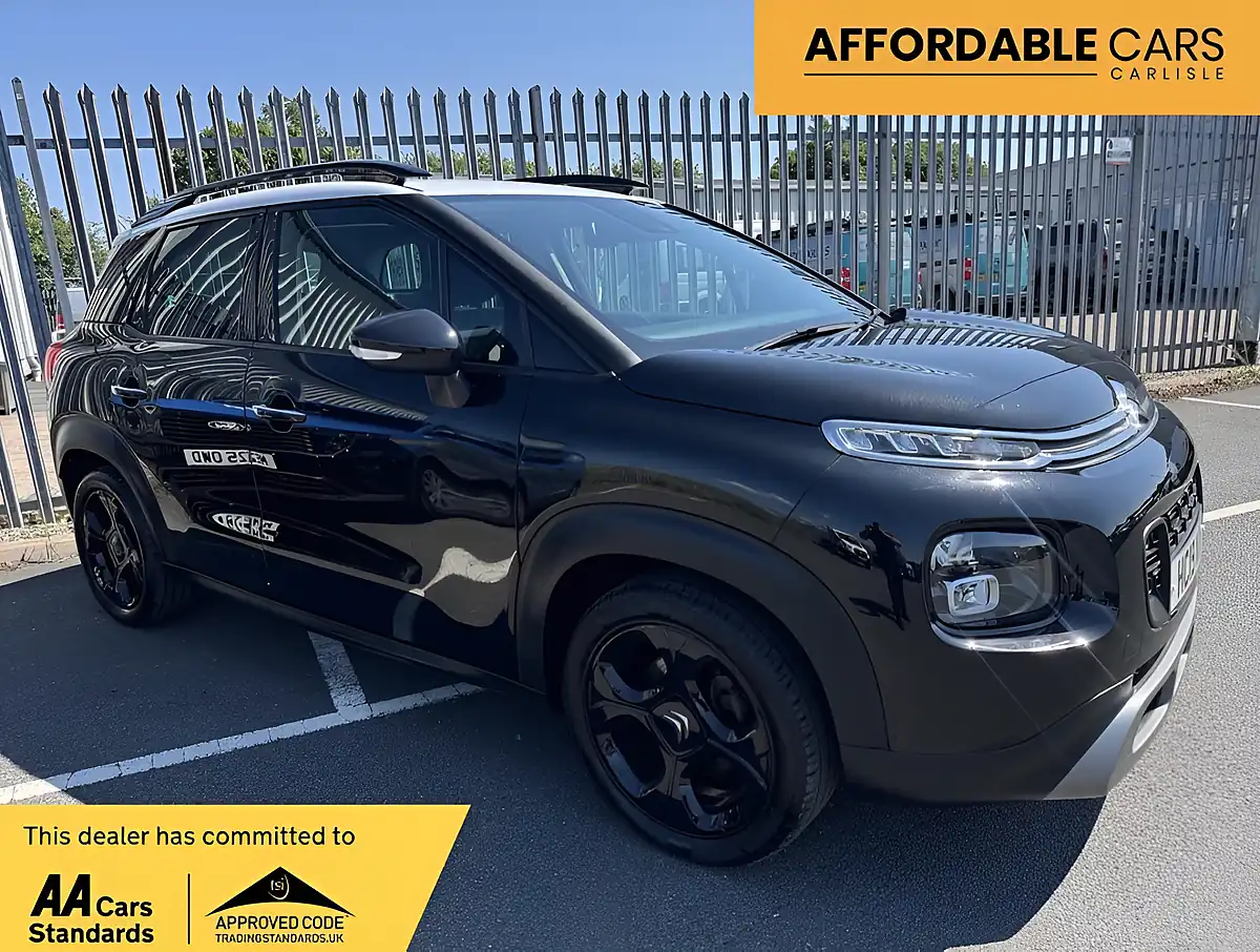 Used 2019 Citroen C3 Aircross Flair Black - Front View