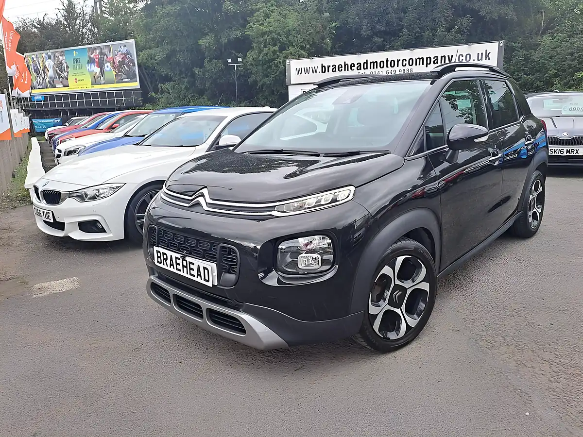 Used 2019 Citroen C3 Aircross Flair Black - Front View