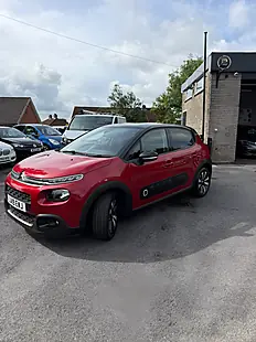 Used 2019 Citroen C3 Maroon - Interior and Exterior details 2