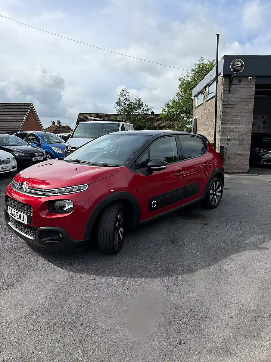 Used 2019 Citroen C3 Maroon - Interior and Exterior details 2