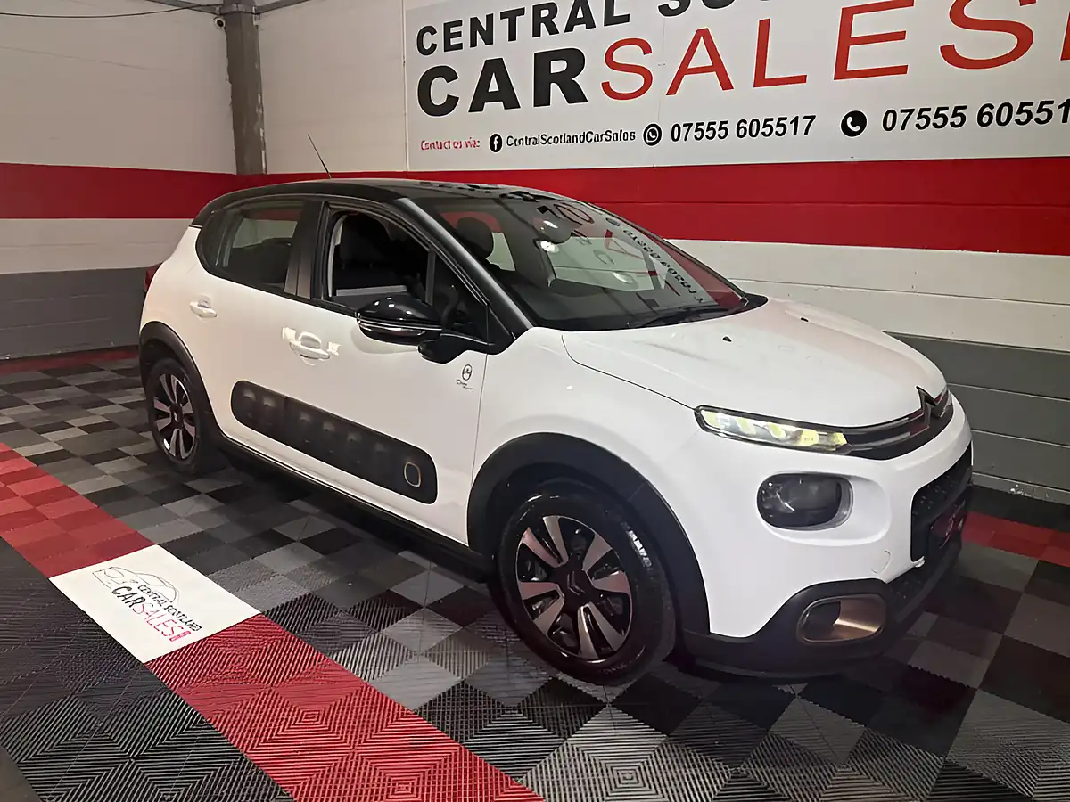 Used 2019 Citroen C3 Origins White - Front View