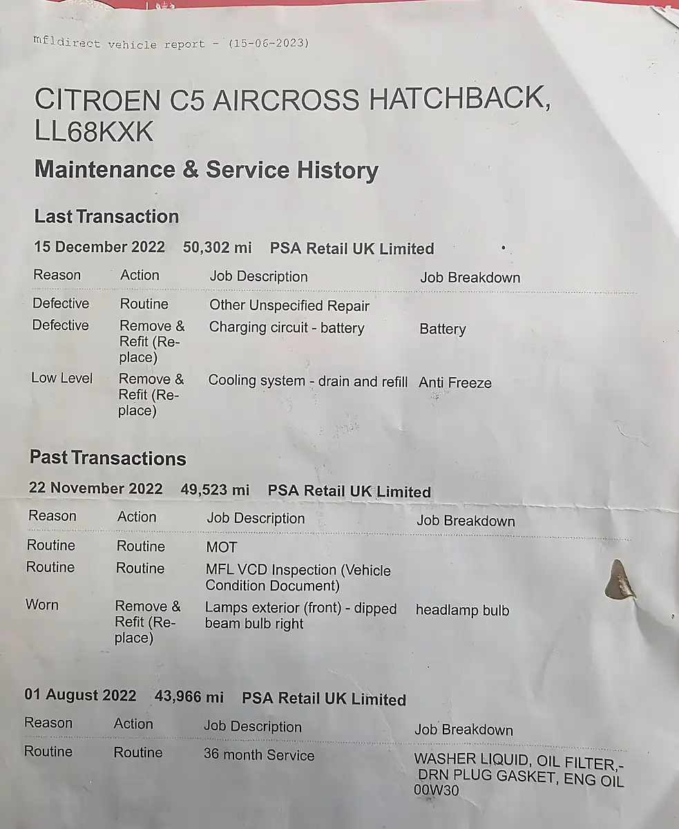 Used 2019 Citroen C5 Aircross Flair Cumulus Grey - Interior and Exterior details 20