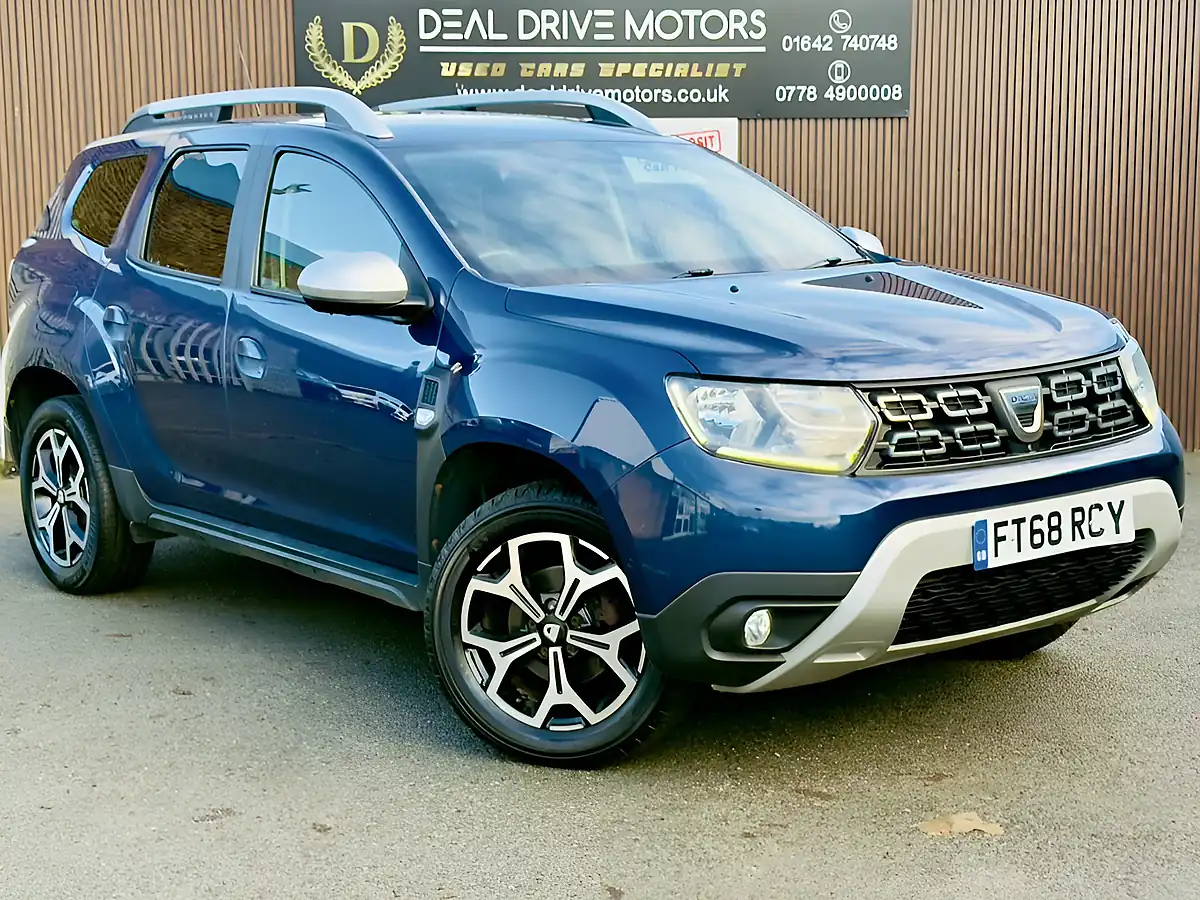 Used 2019 Dacia Duster Prestige Cosmos Blue - Front View