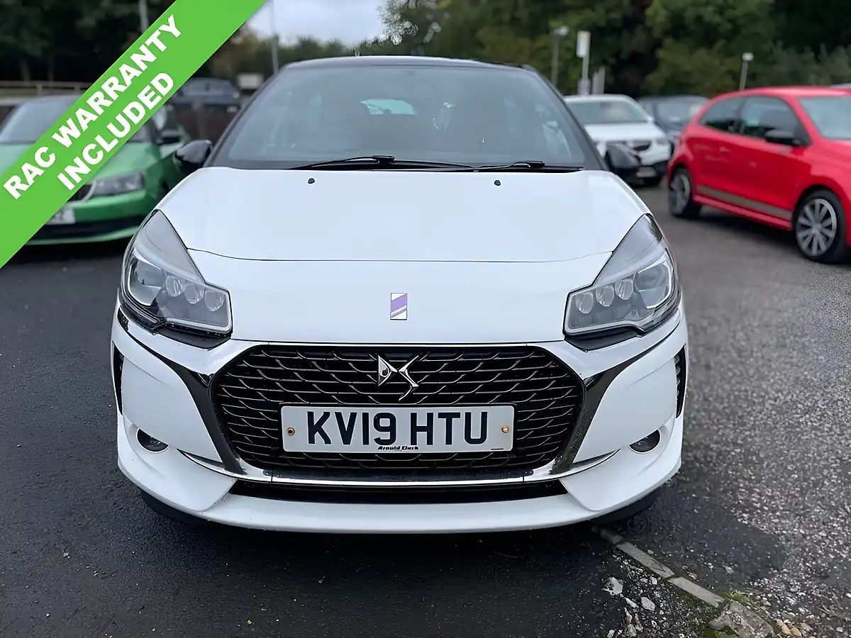 Used 2019 DS Automobiles DS 3 Performance Line Pearl White With Black Roof - Interior and Exterior details 3