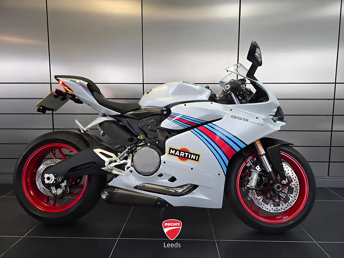 Used 2019 Ducati 959 Panigale Martini Livery White - Front View