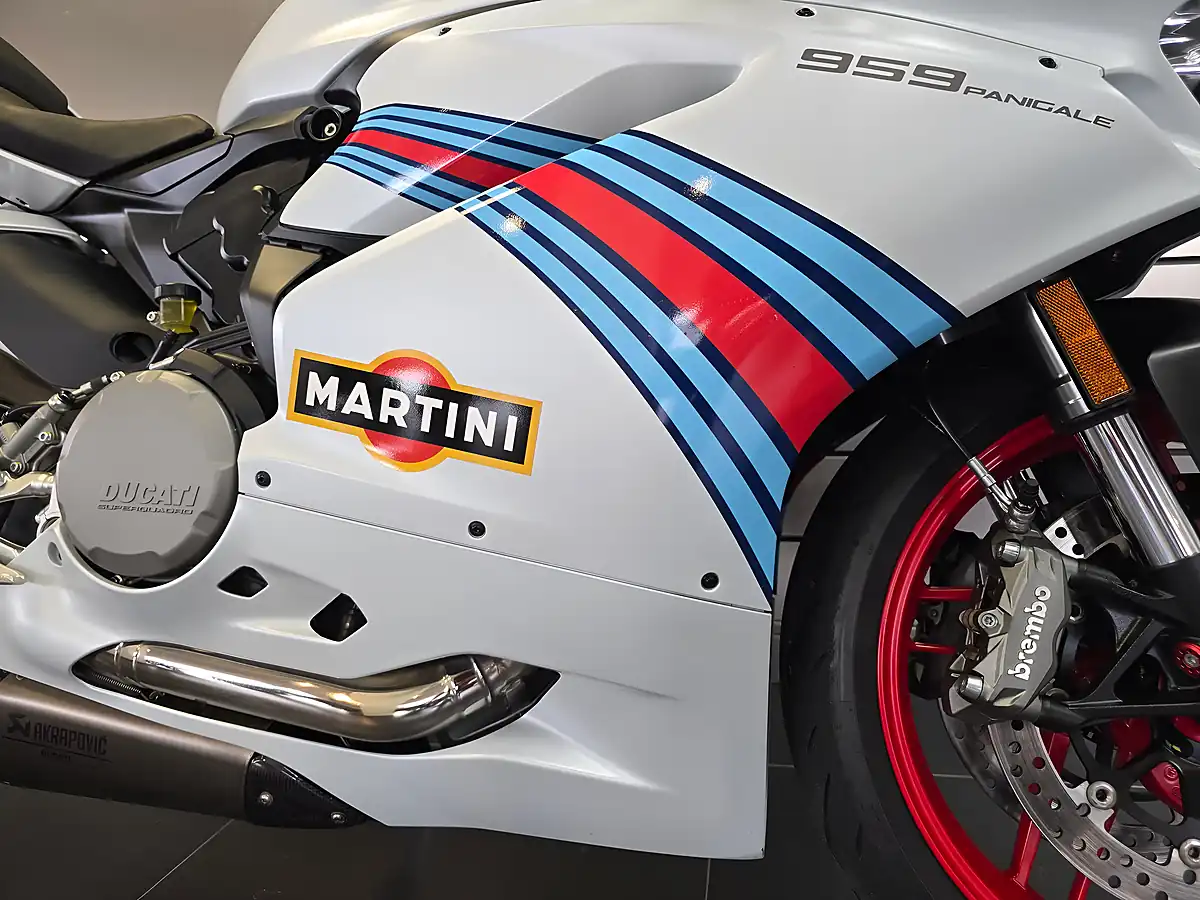 Used 2019 Ducati 959 Panigale Martini Livery White - Interior and Exterior details 6