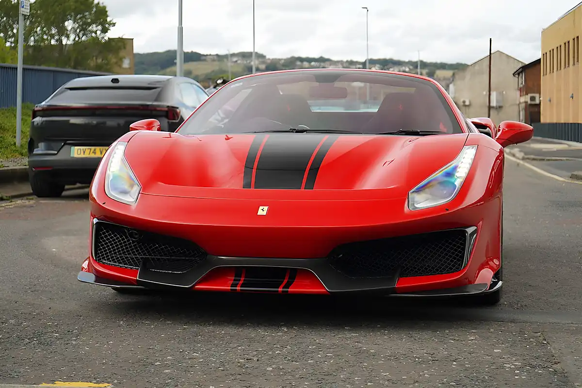 Used 2019 Ferrari 488 Spider Red - Interior and Exterior details 10