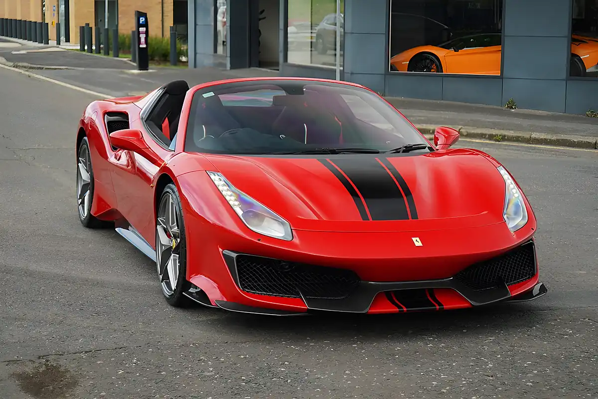 Used 2019 Ferrari 488 Spider Red - Interior and Exterior details 6