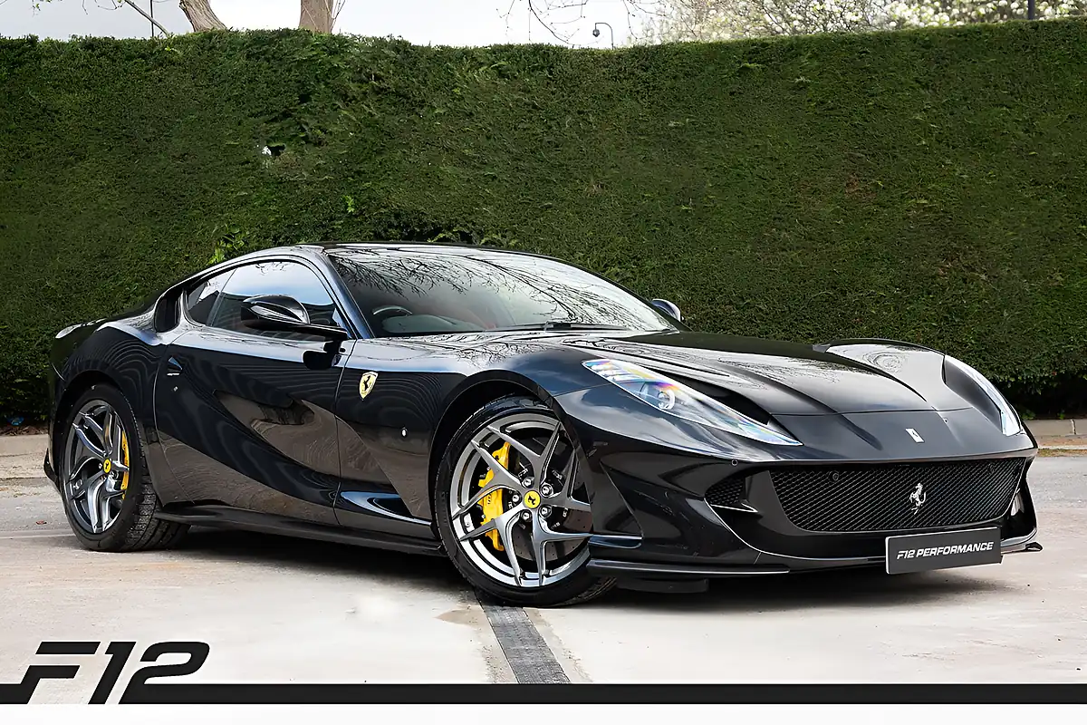 Used 2019 Ferrari 812 Superfast Black - Front View