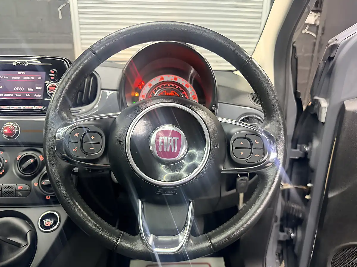 Used 2019 Fiat 500 Collezione Grey - Interior and Exterior details 16