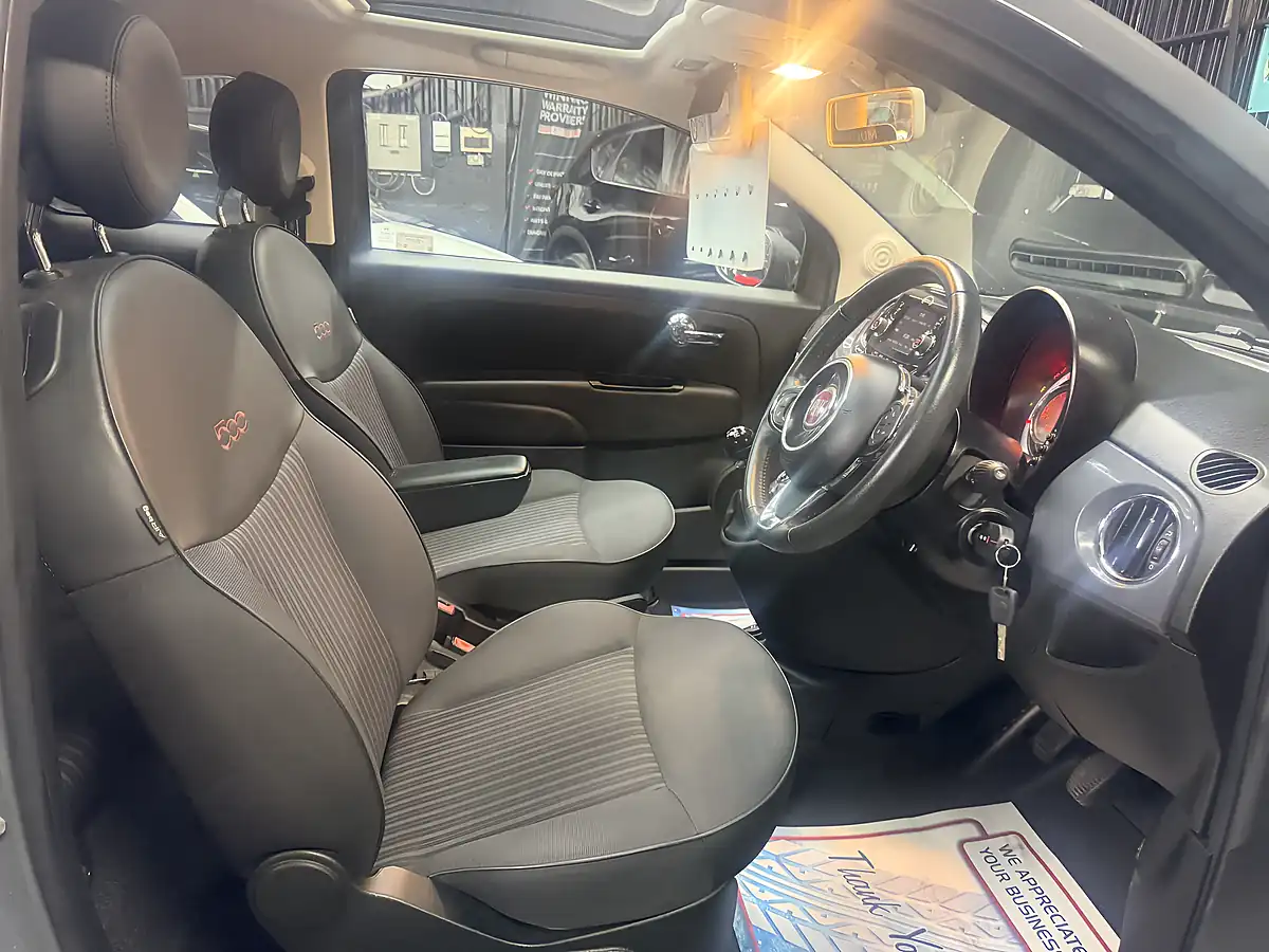 Used 2019 Fiat 500 Collezione Grey - Interior and Exterior details 20