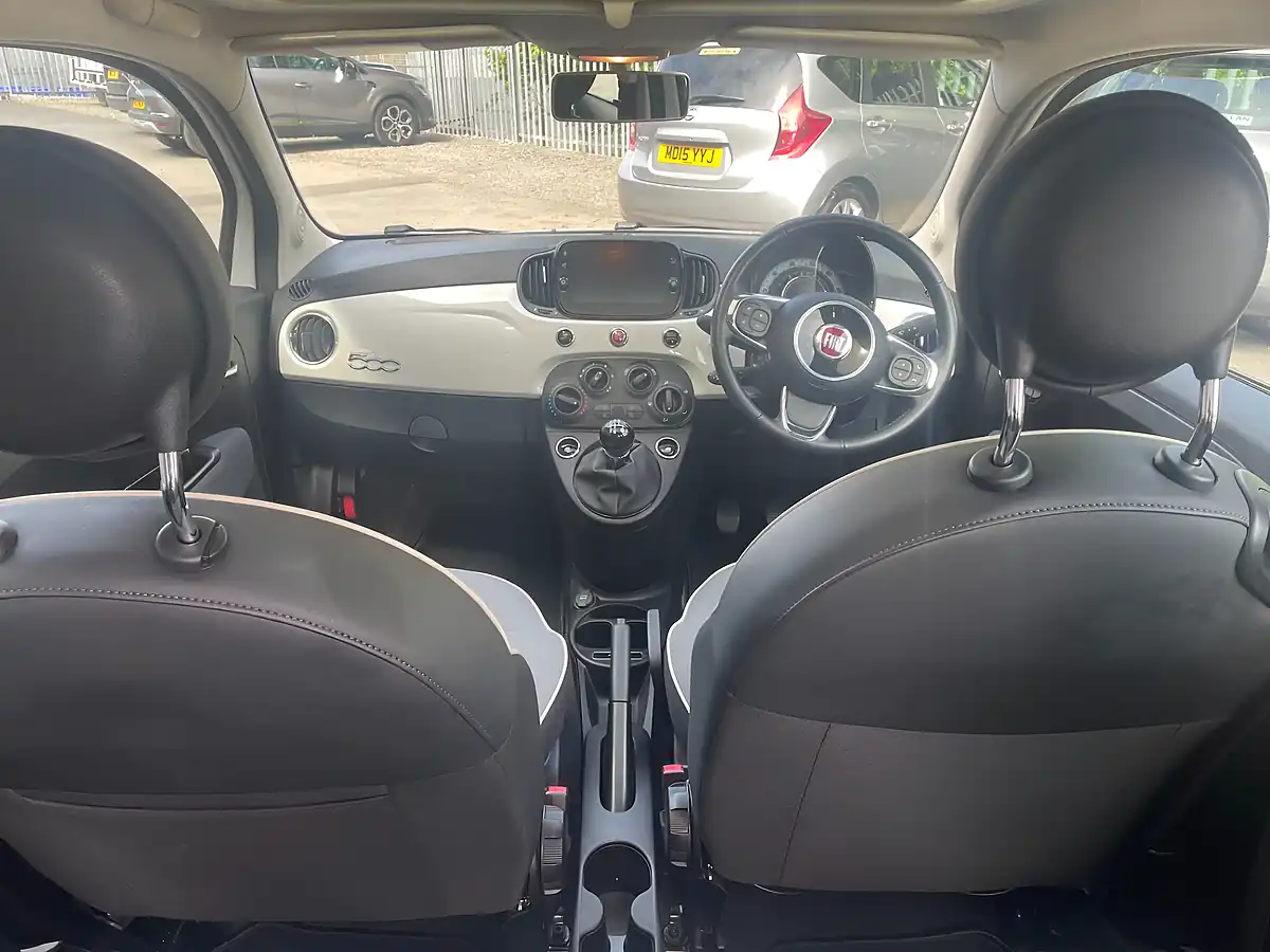Used 2019 Fiat 500 Lounge 3dr White - Interior and Exterior details 14