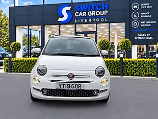 Used 2019 Fiat 500 Lounge Bossa Nova White - Interior and Exterior details 11