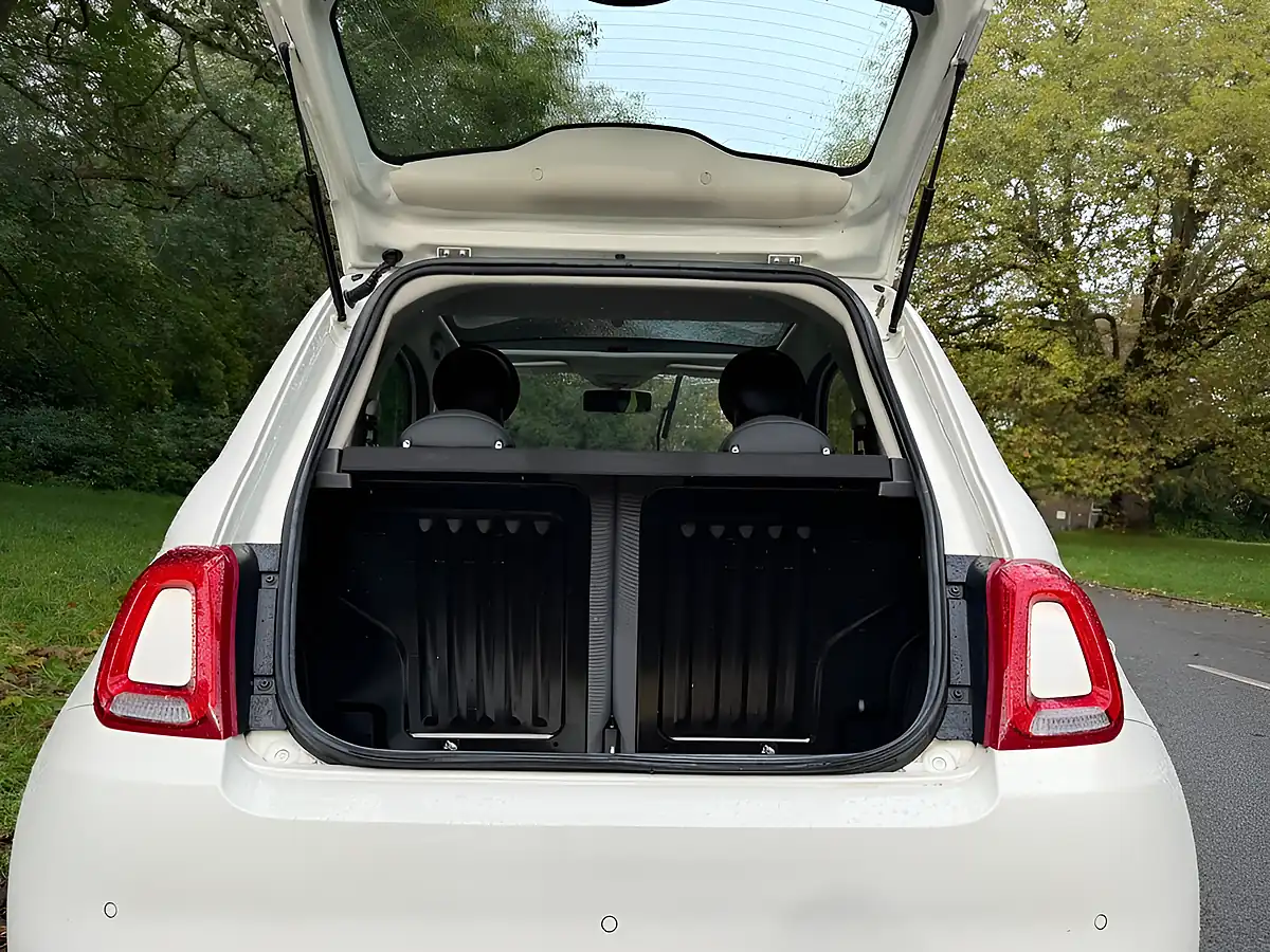 Used 2019 Fiat 500 Lounge Bossa Nova White - Interior and Exterior details 14