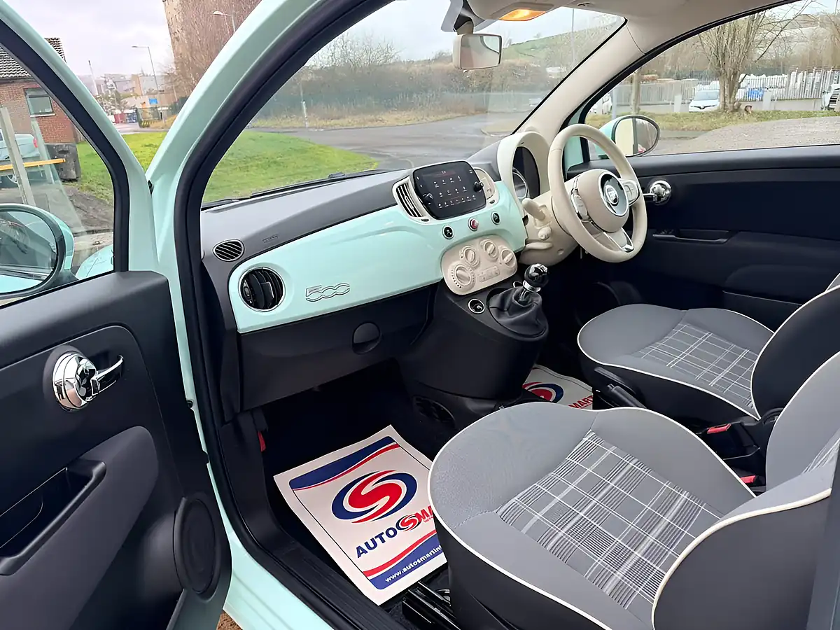 Used 2019 Fiat 500 Lounge Green - Interior and Exterior details 18