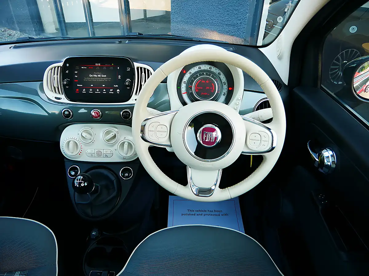Used 2019 Fiat 500 Lounge Groove Metal Grey - Interior and Exterior details 11