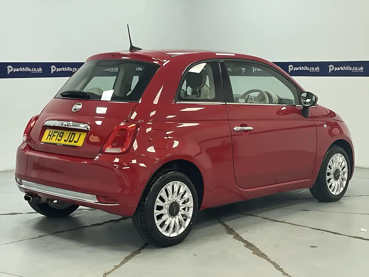 Used 2019 Fiat 500 Lounge Pasodoble Red - Interior and Exterior details 10