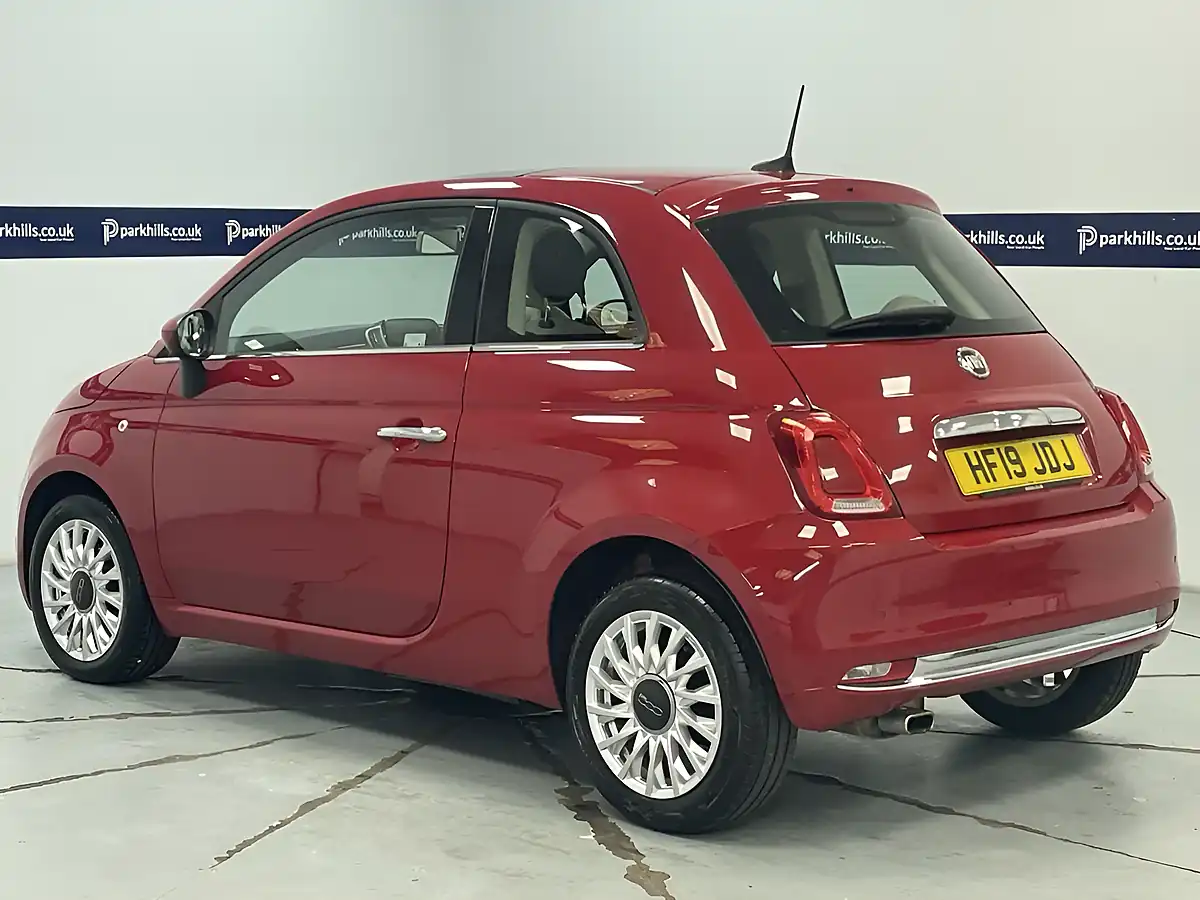 Used 2019 Fiat 500 Lounge Pasodoble Red - Interior and Exterior details 4