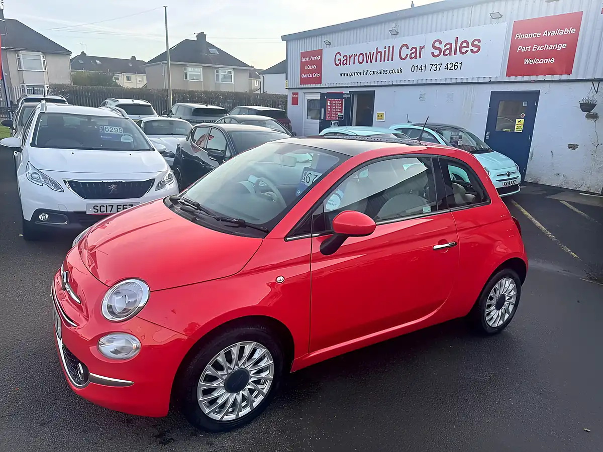 Used 2019 Fiat 500 Lounge Pink - Front View