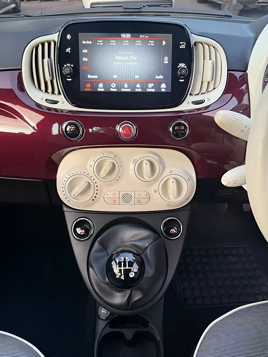 Used 2019 Fiat 500 Lounge Red - Interior and Exterior details 10