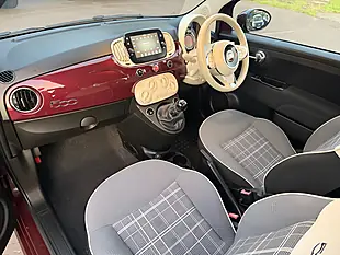 Used 2019 Fiat 500 Lounge Red - Interior and Exterior details 8