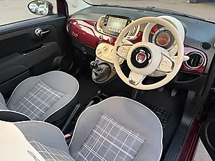 Used 2019 Fiat 500 Lounge Red - Interior and Exterior details 9