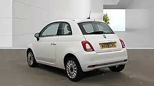 Used 2019 Fiat 500 Lounge White - Interior and Exterior details 4