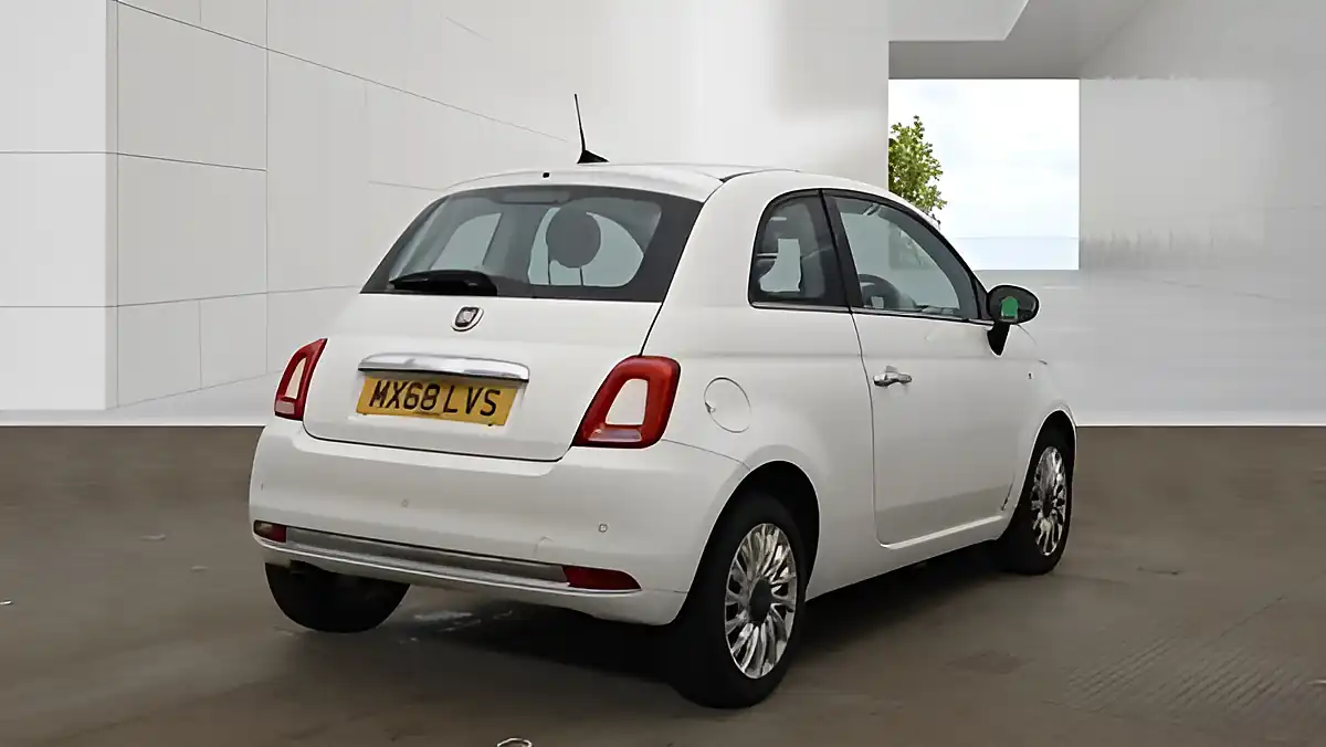 Used 2019 Fiat 500 Lounge White - Interior and Exterior details 5