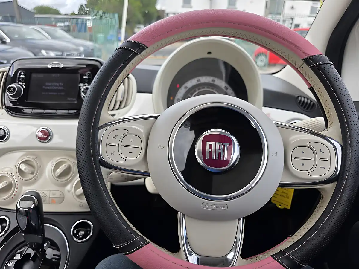 Used 2019 Fiat 500 Lounge White - Interior and Exterior details 12