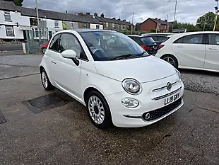 Used 2019 Fiat 500 Lounge White - Interior and Exterior details 2
