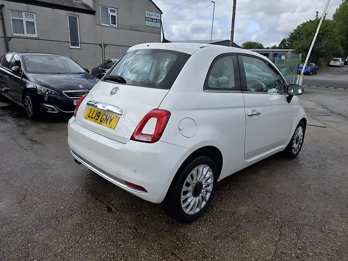 Used 2019 Fiat 500 Lounge White - Interior and Exterior details 6