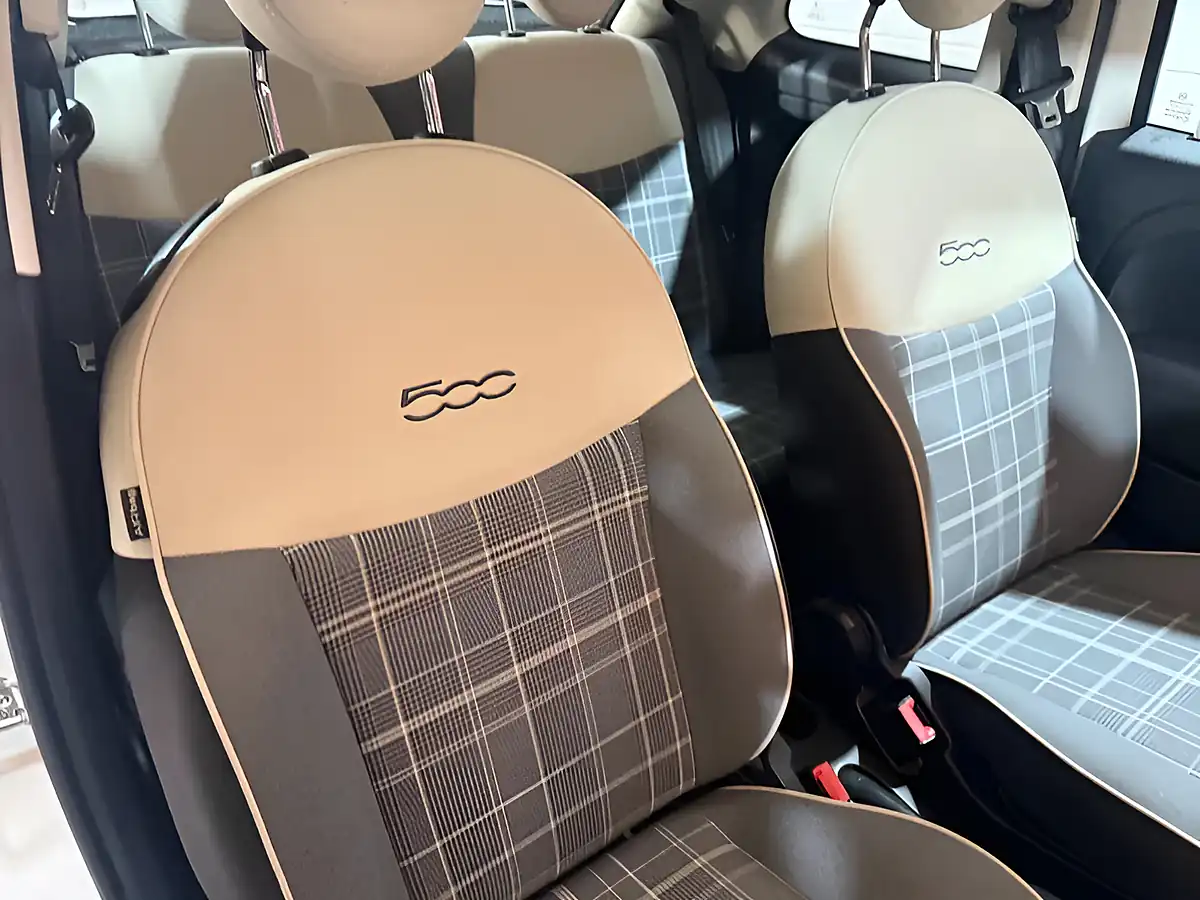 Used 2019 Fiat 500 Lounge White - Interior and Exterior details 12