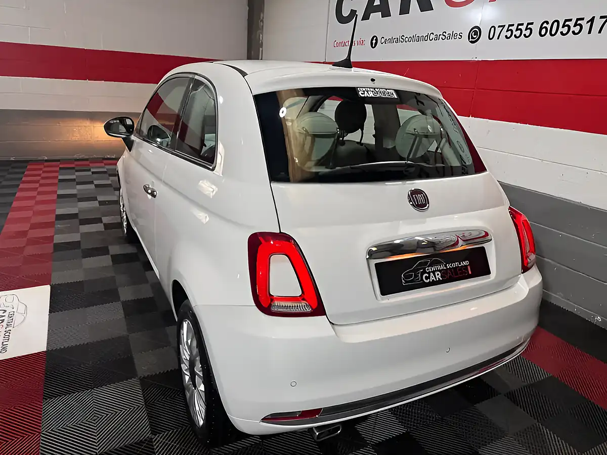 Used 2019 Fiat 500 Lounge White - Interior and Exterior details 7
