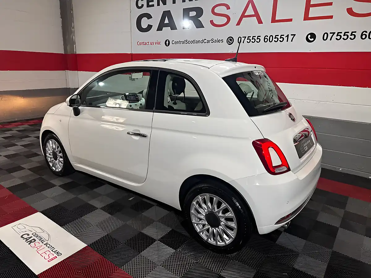 Used 2019 Fiat 500 Lounge White - Interior and Exterior details 8