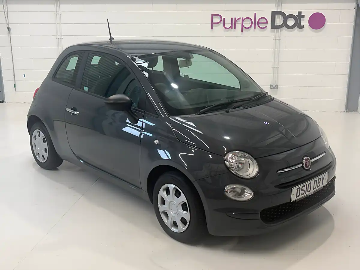 Used 2019 Fiat 500 Pop Grey - Front View