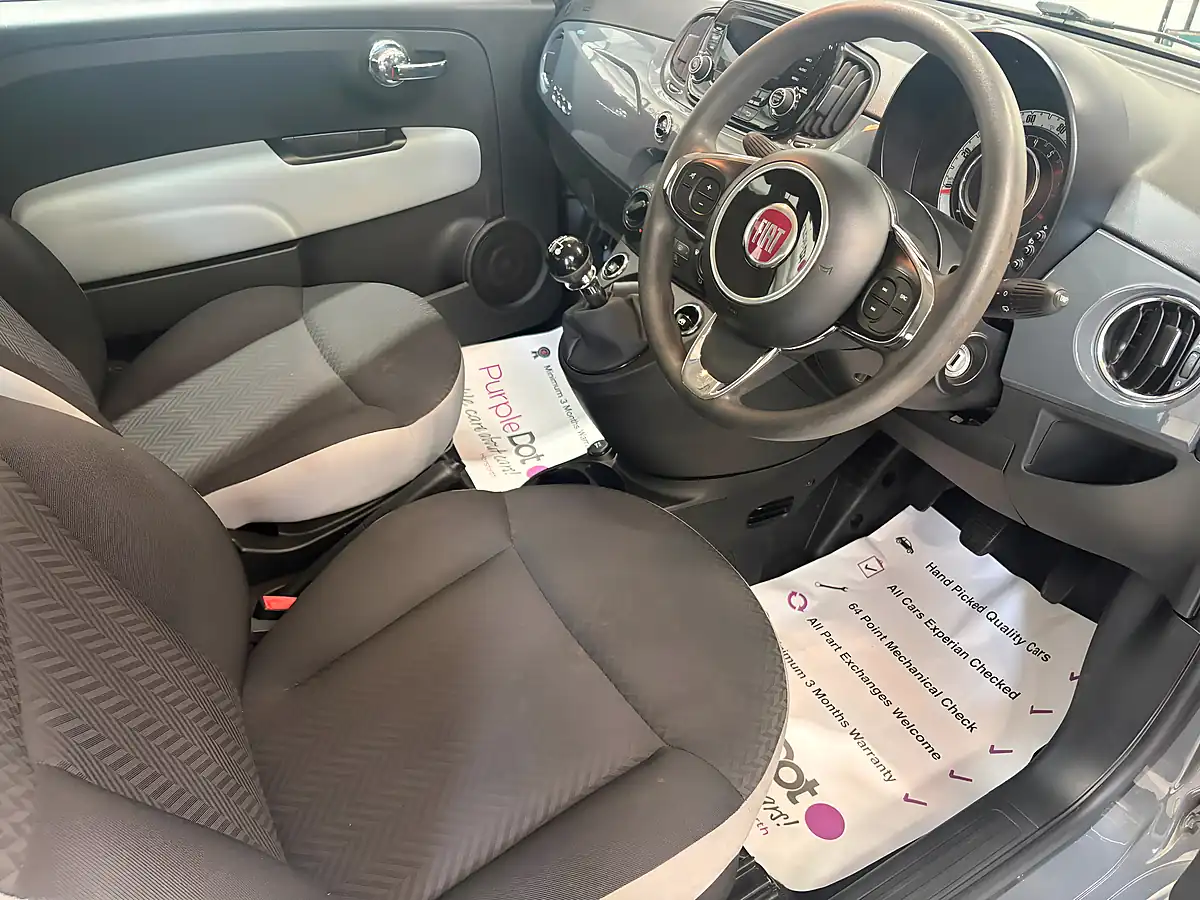 Used 2019 Fiat 500 Pop Grey - Interior and Exterior details 19