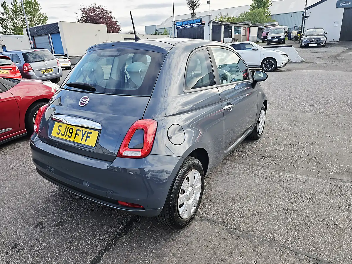Used 2019 Fiat 500 Pop Grey - Interior and Exterior details 3