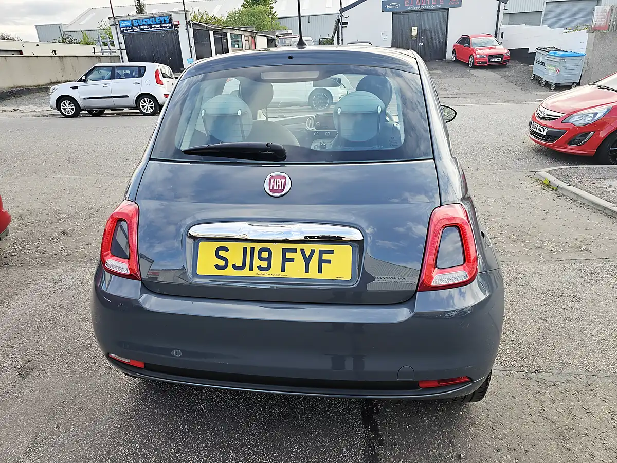 Used 2019 Fiat 500 Pop Grey - Interior and Exterior details 4