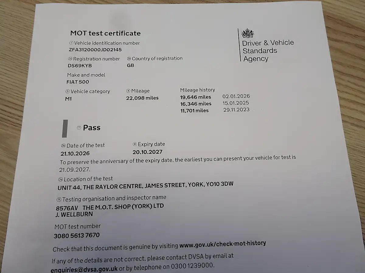 Used 2019 Fiat 500 Pop Tech House Grey - Interior and Exterior details 9