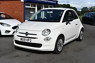Used 2019 Fiat 500 Pop White - Interior and Exterior details 2